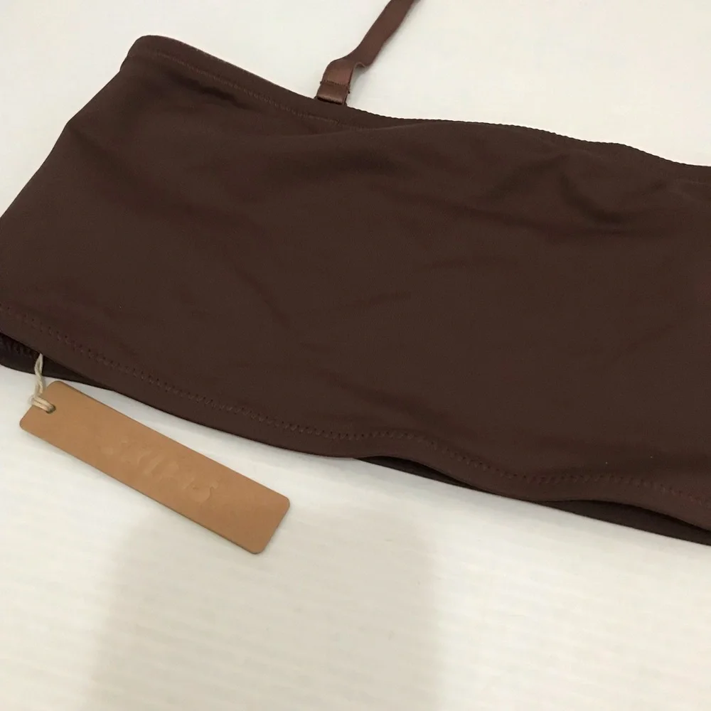 NWT SKIMS Swim Bandeau Plus Bikini Top Coaco Size 3X